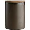 Aida Raw Voorraadpot Met Deksel 15 Cm, Bruin -Potten & pannen Winkel aida raw a white canister w lid teak h15xd10cm 1 pcs 5