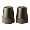 Aida Raw Salt & Pepper Set, Metallic Brown -Potten & pannen Winkel aida raw salt pepper set metallic brown 0