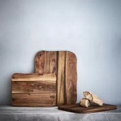 Aida Raw Teak Snijplank, 27x36 Cm -Potten & pannen Winkel aida raw teak snijplank 27x36 cm 5