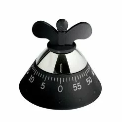 Alessi Kitchen Timer, Black