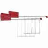 Alessi Plisse Rooster, Rood -Potten & pannen Winkel alessi plisse 2 tongs toaster b 4