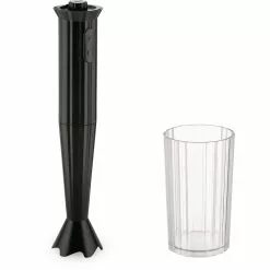 Alessi Plissé Handmixer, Zwart