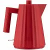 Alessi Plisse Waterkoker 1 L, Rood