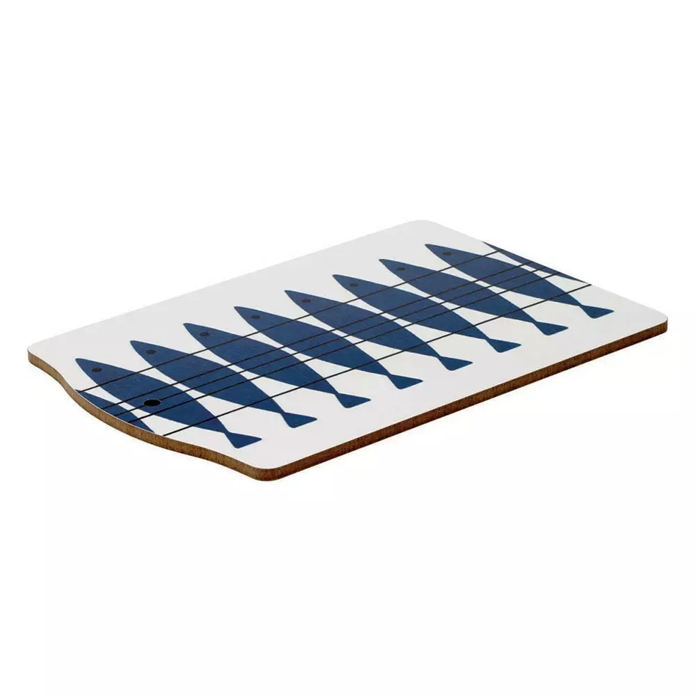 Almedahls Sill Cutting Board, White / Blue 3 Almedahls Sill Cutting Board, White / Blue