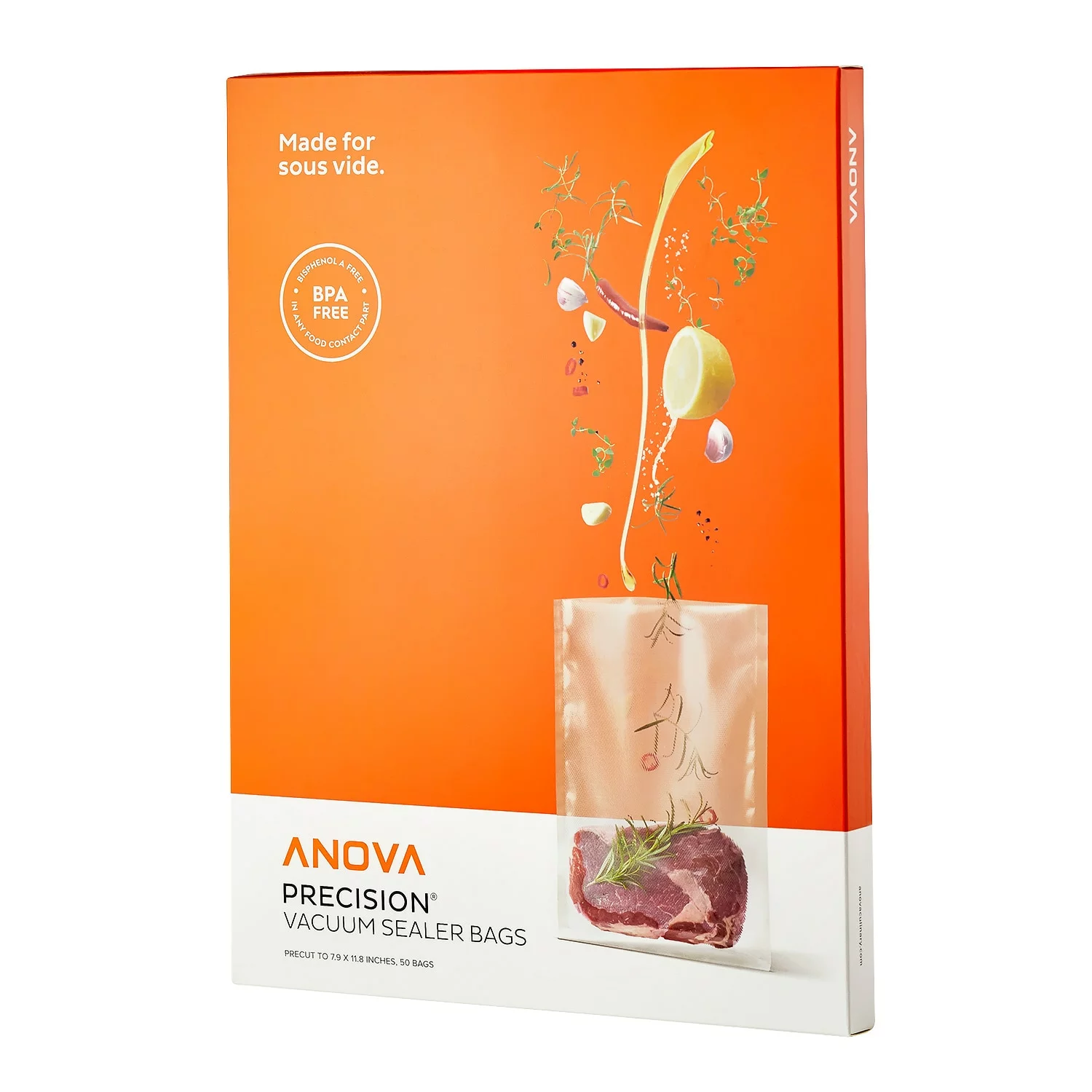 Anova Precision Vacuum Sealer Bags Pre-cut 50-pack 3 Anova Precision Vacuum Sealer Bags Pre-cut 50-pack