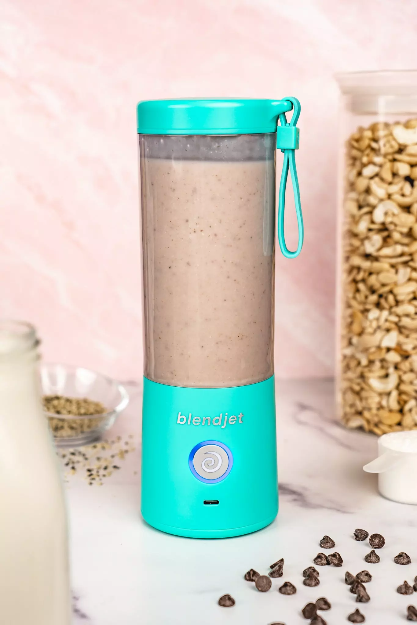 BlendJet 2 Blender Draagbaar, Mint Groen 4 BlendJet 2 Blender Draagbaar, Mint Groen - Afbeelding 2