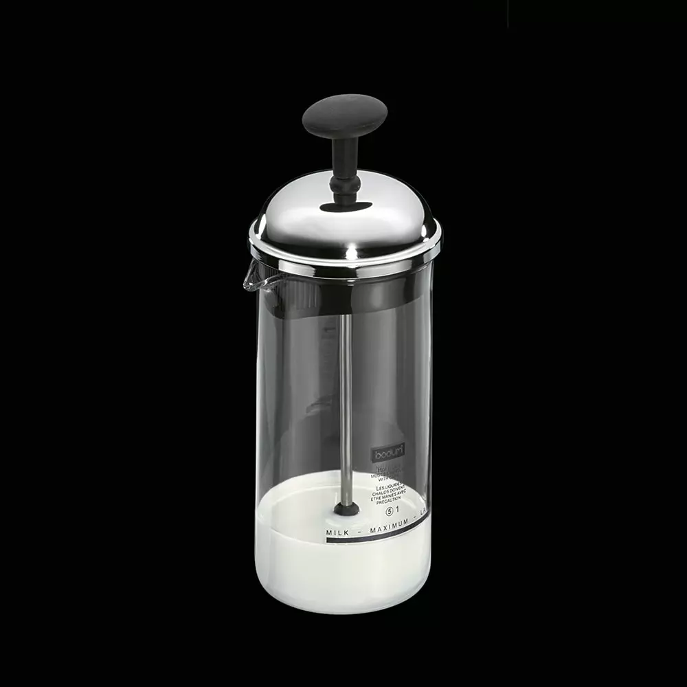 Bodum CHAMBORD Milk Frother Large 25 Cl, Chromium 5 Bodum CHAMBORD Milk Frother Large 25 Cl, Chromium - Afbeelding 3