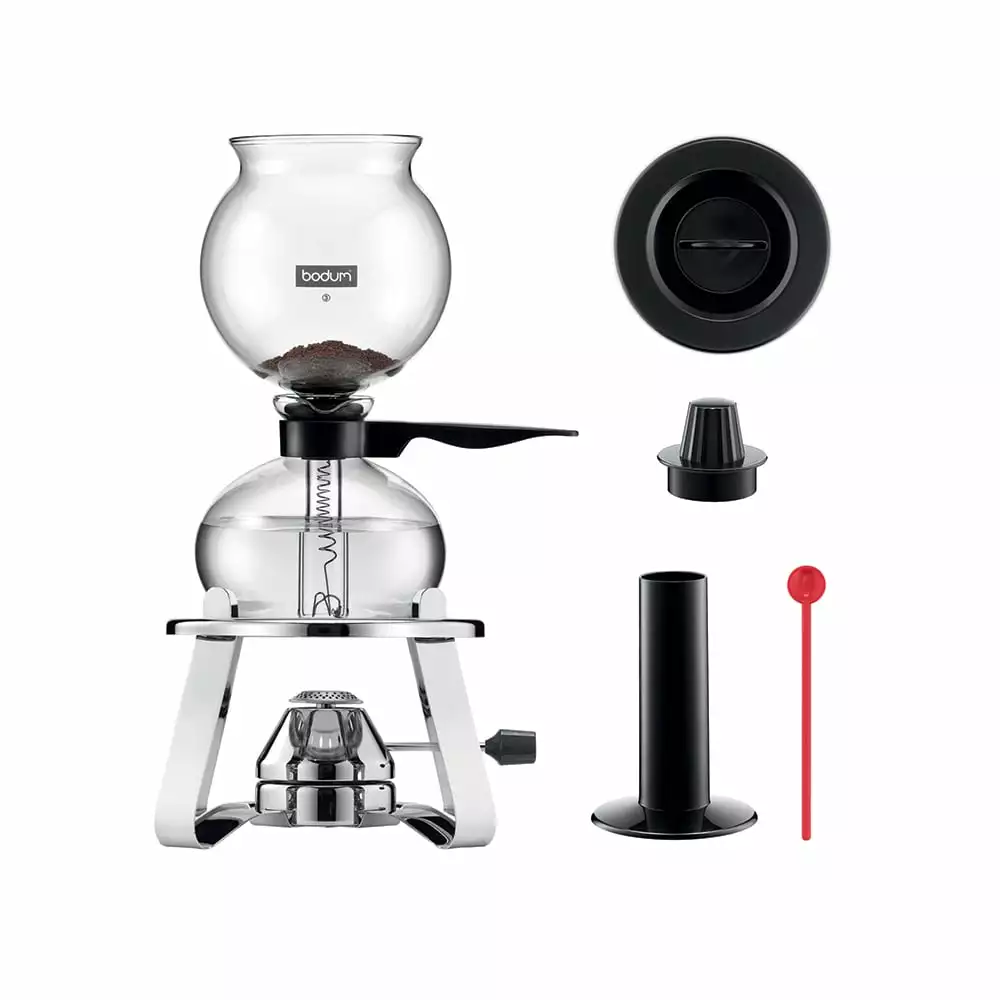Bodum PEBO Vacuum Coffee Maker 1 L, Black 3 Bodum PEBO Vacuum Coffee Maker 1 L, Black
