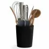 Born In Sweden Angle Utensil Holder, Black/Wallnut -Potten & pannen Winkel born in sweden angle utensil holder black wallnut 0