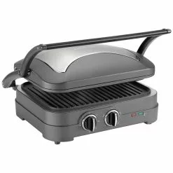 Cuisinart Griddler Elite Multifunctional Barbecue, Steel Grey