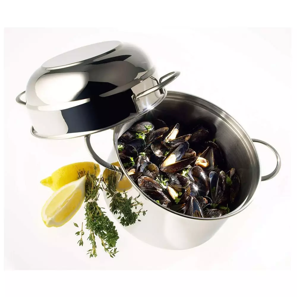Demeyere Resto Mussel Pot, 20 Cm 4 Demeyere Resto Mussel Pot, 20 Cm - Afbeelding 2