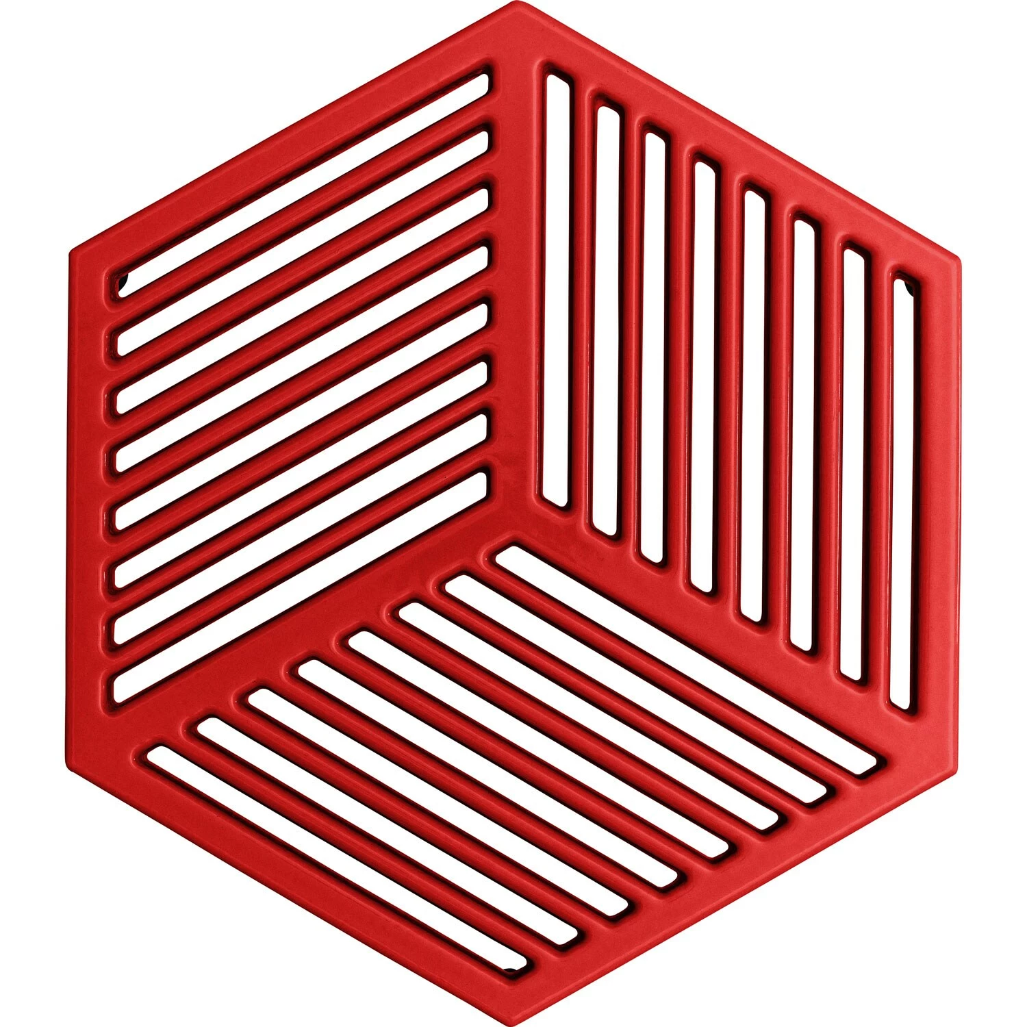 Denby Pomegranate Pannenonderzetter Gietijzer 21,5x24,5 Cm, Rood 3 Denby Pomegranate Pannenonderzetter Gietijzer 21,5x24,5 Cm, Rood