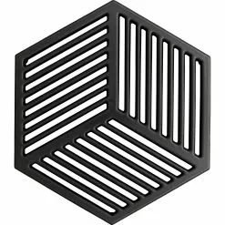 Denby Halo Pannenonderzetter Gietijzer 21,5x24,5 Cm, Grijs