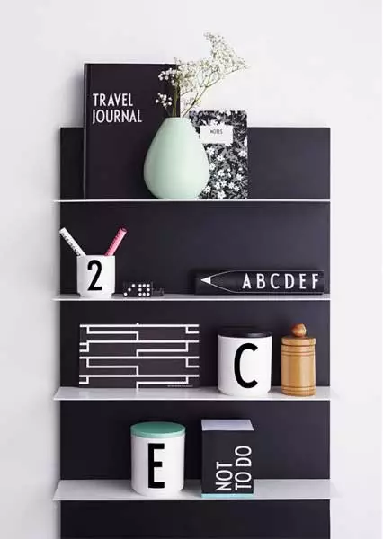 Design Letters Lid For Cup, Black 6 Design Letters Lid For Cup, Black - Afbeelding 4