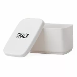 Design Letters Snack Box, White