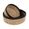 Dixie Seagrass Emil Bread Basket 3-pack, Black 1 Dixie Seagrass Emil Bread Basket 3-pack, Black -Potten & pannen Winkel dixie seagrass emil bread basket 3 pack 2