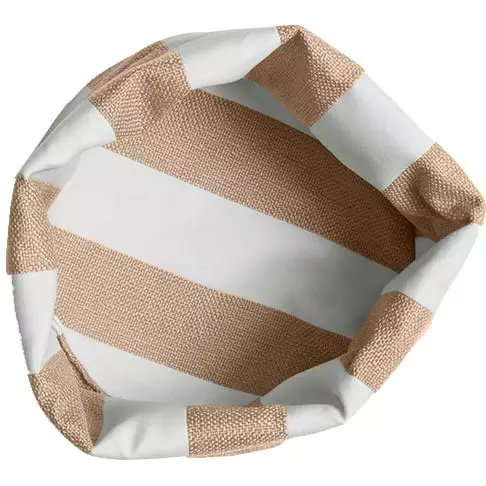 DIYTI Wide Stripe Broodmand 19x20 Cm, Beige 3 DIYTI Wide Stripe Broodmand 19x20 Cm, Beige