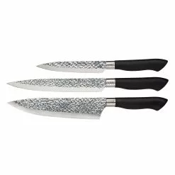 Dorre Akira Set Of 3 Knives, Black