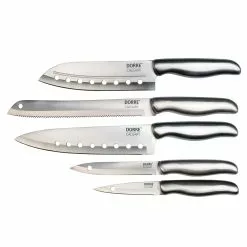 Dorre Calgary Knivset 5-pack, Stål