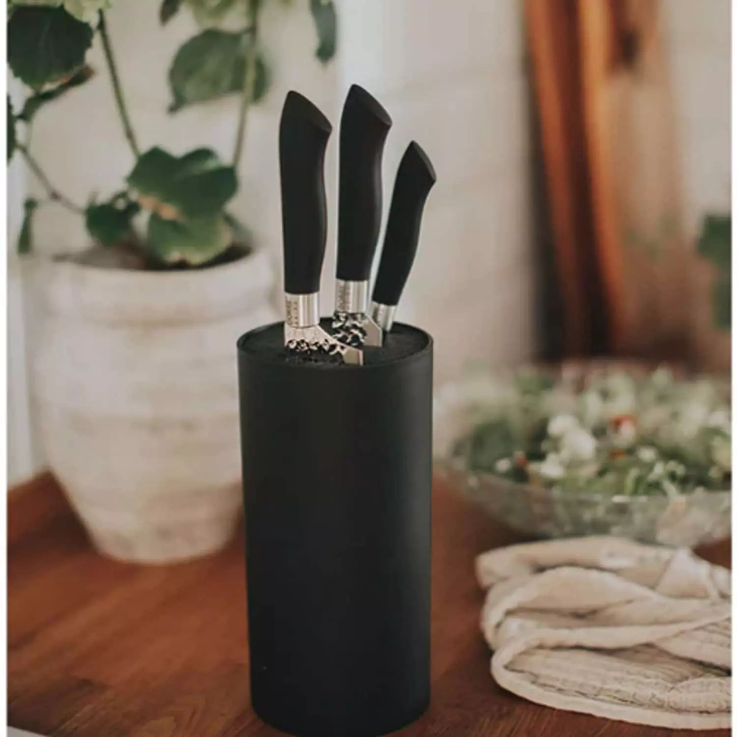 Dorre Universal Knivblock, Svart 4 Dorre Universal Knivblock, Svart - Afbeelding 2