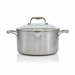 EGO Saucepan With Glass Lid 3,5 L, Stainless Steel