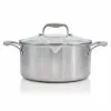 EGO Saucepan With Glass Lid 5 L, Stainless Steel