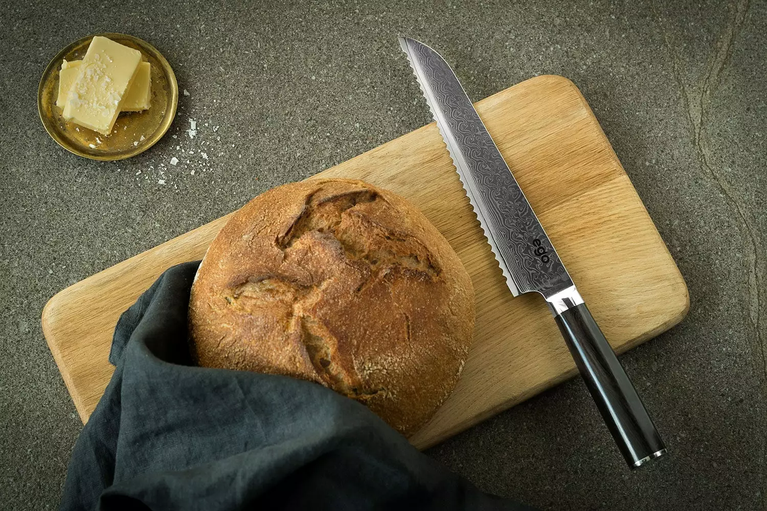 EGO VG-10 Bread Knife 20 Cm 5 EGO VG-10 Bread Knife 20 Cm - Afbeelding 3