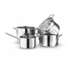Eva Solo Trio Pannenset 4 Stk, Roestvrij Staal 2 Eva Solo Trio Pannenset 4 Stk, Roestvrij Staal -Potten & pannen Winkel eva solo trio pannenset 4 stk roestvrij staal 0