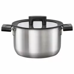 Fiskars Hard Face Steel Casserole, 3,5 L/20 Cm