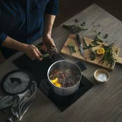 Fiskars Hard Face Steel Casserole, 5 L/22 Cm -Potten & pannen Winkel fiskars hard face steel casserole 7