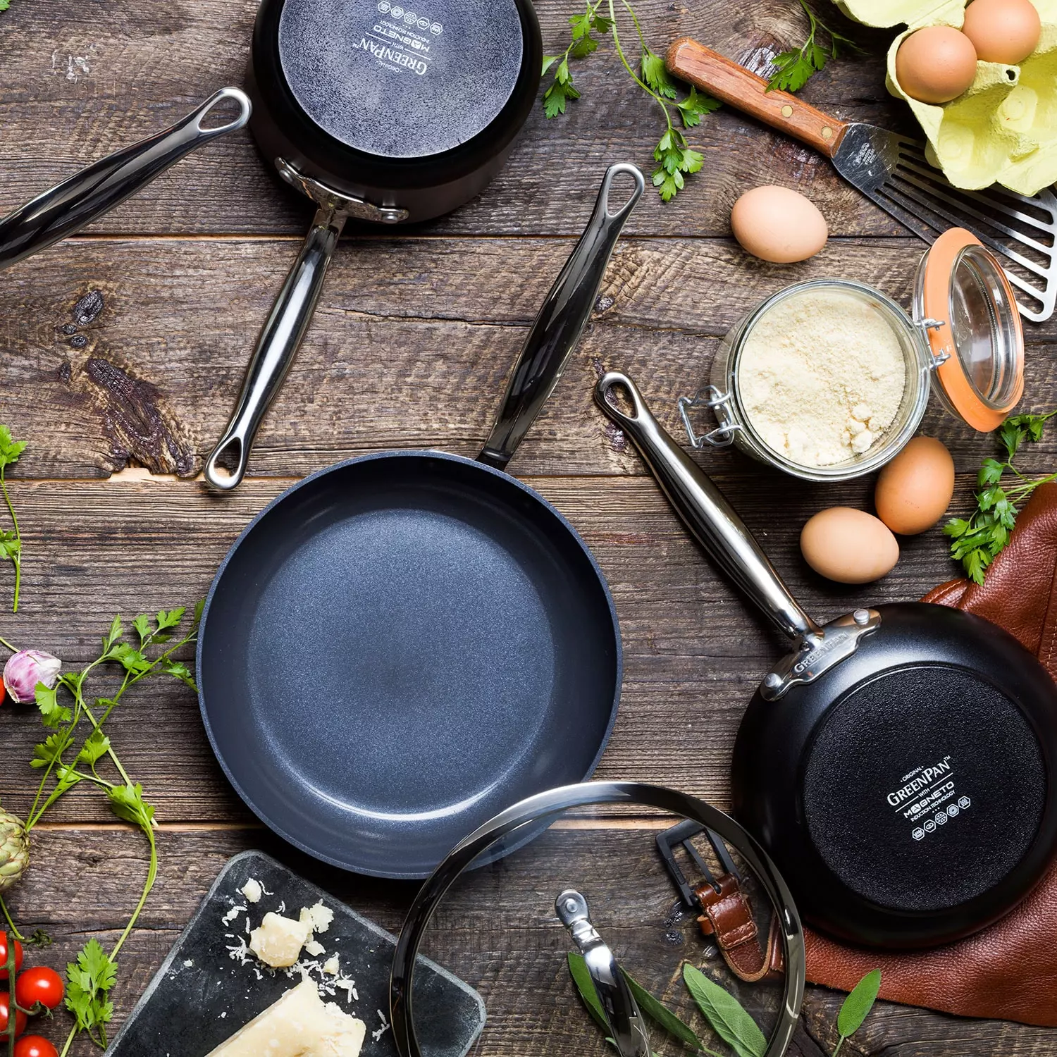 Greenpan Barcelona Koekenpan 30 Cm 4 Greenpan Barcelona Koekenpan 30 Cm - Afbeelding 2