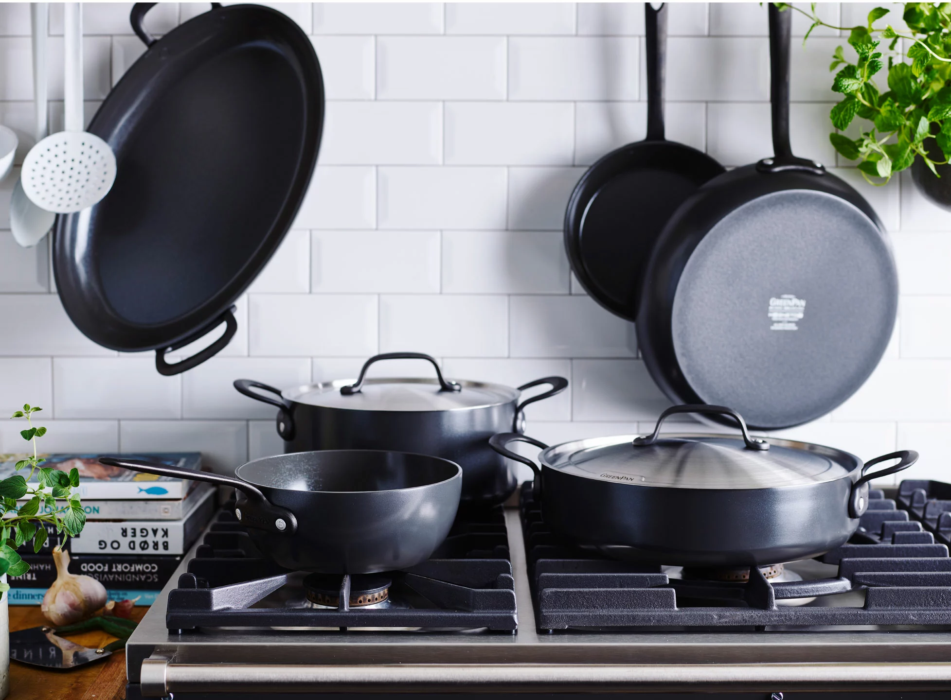 Greenpan Craft Fish Pan Koekenpan Ovaal 40 Cm 7 Greenpan Craft Fish Pan Koekenpan Ovaal 40 Cm - Afbeelding 5