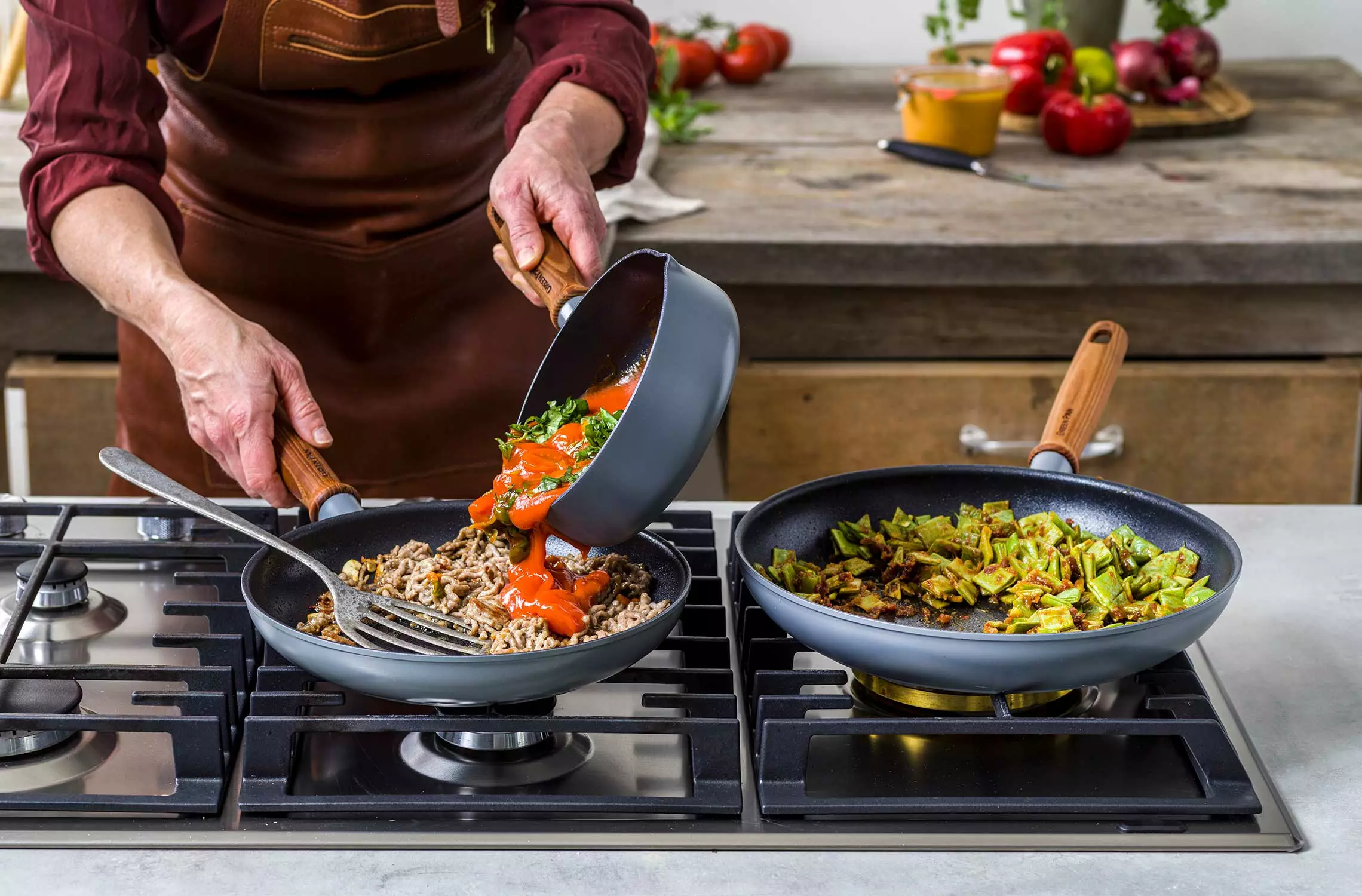 Greenpan Mayflower Koekenpan Donker Houtskool, 24 Cm 4 Greenpan Mayflower Koekenpan Donker Houtskool, 24 Cm - Afbeelding 2