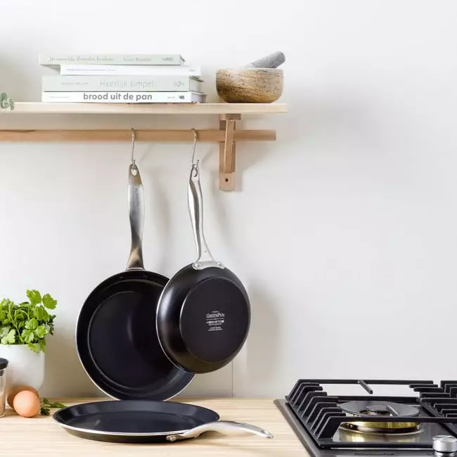 Greenpan Royal Pannenkoekenpan 28 Cm Zwart 7 Greenpan Royal Pannenkoekenpan 28 Cm Zwart - Afbeelding 5