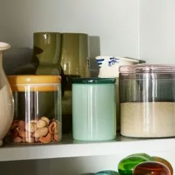 Hay Borosilicate Pot M Ø10x12 Cm, Doorzichtig/Geel -Potten & pannen Winkel hay borosilicate pot 1 1