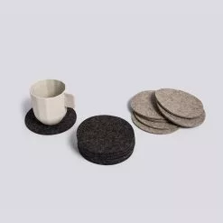 Hay Onderzetter Glasunderlägg, Mörkgrå 7 Hay Onderzetter Glasunderlägg, Mörkgrå -Potten & pannen Winkel hay coaster coasters dark gray 5