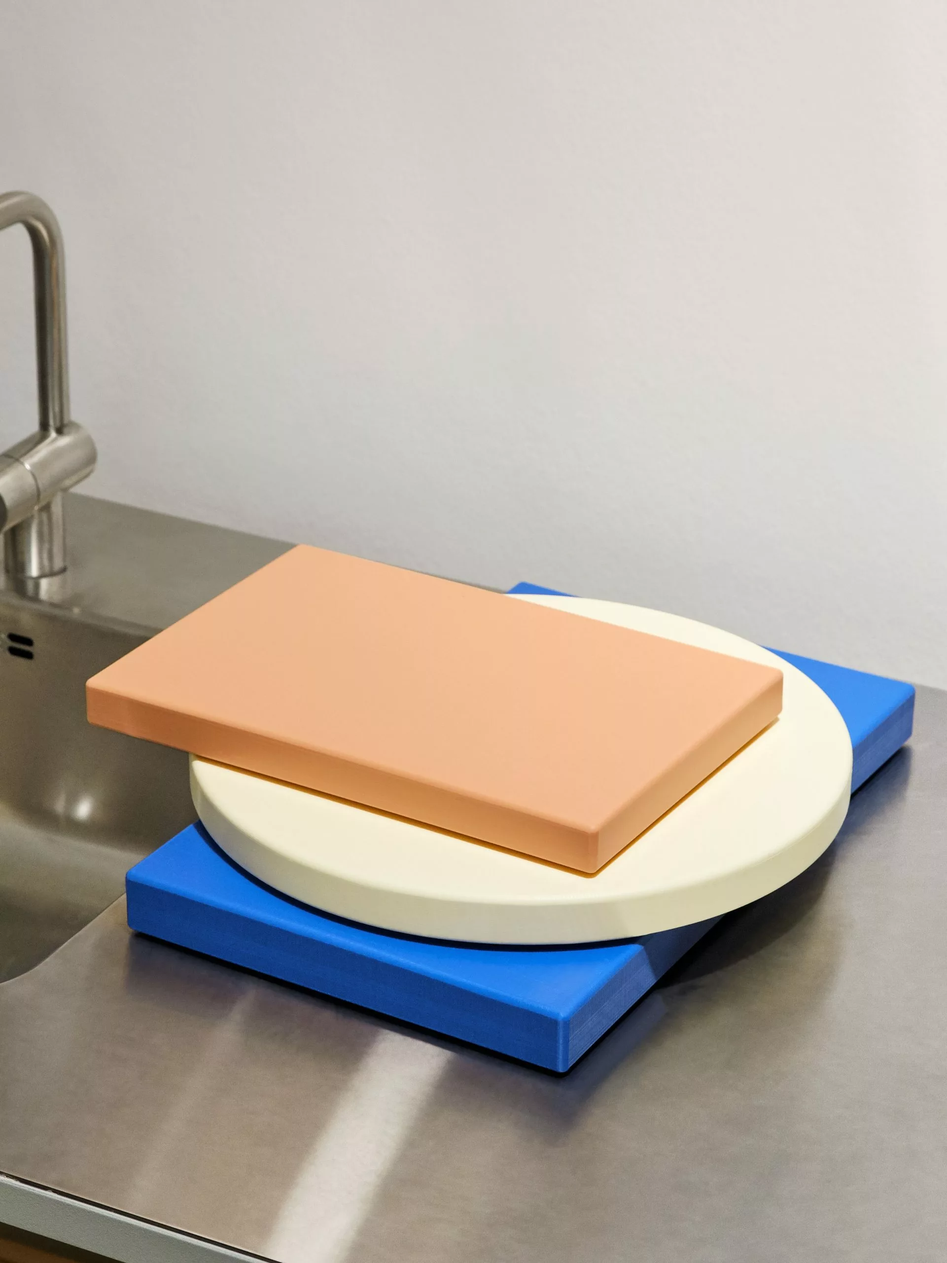 Hay Round Snijplank Large, Off-white 4 Hay Round Snijplank Large, Off-white - Afbeelding 2