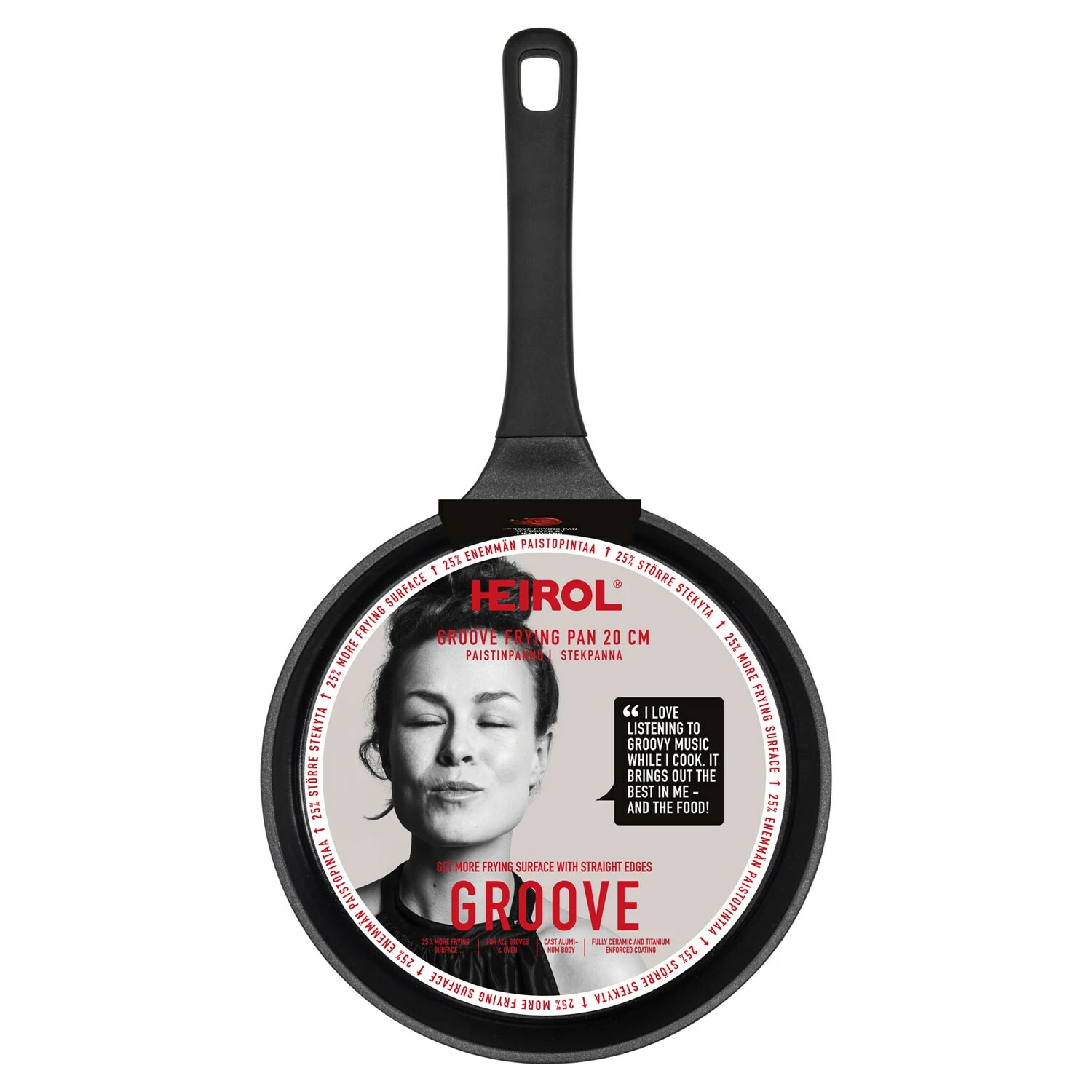 Heirol Groove Koekenpan 20 Cm 5 Heirol Groove Koekenpan 20 Cm - Afbeelding 3