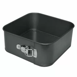 Heirol High Top Springvorm Vierkant Bodem 24x24x10 Cm, Zwart