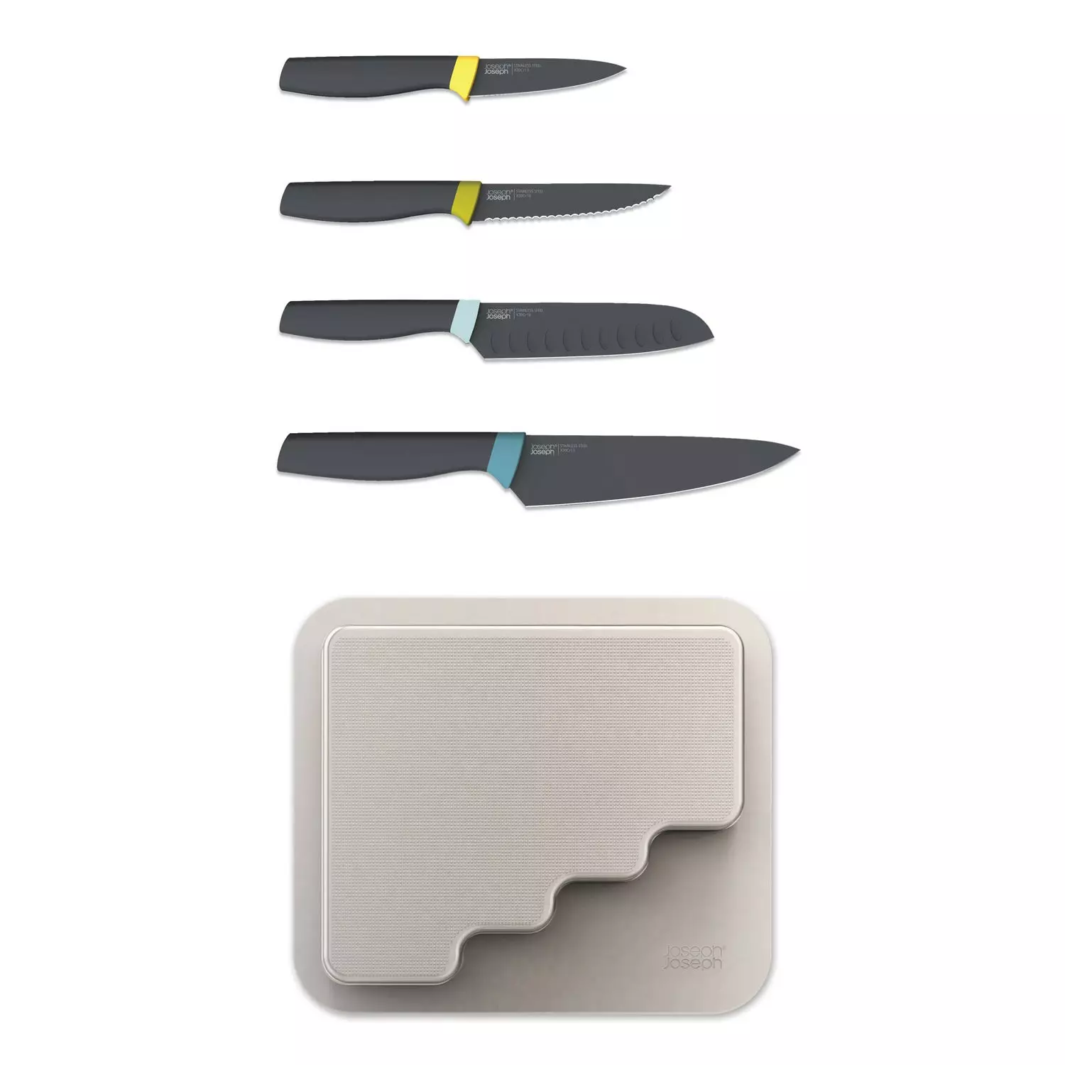 Joseph Joseph DoorStore Knife Set 5 Parts 4 Joseph Joseph DoorStore Knife Set 5 Parts - Afbeelding 2