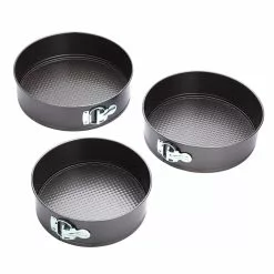 Kitchen Craft, Spring Form Cake Pans, Set Of 3