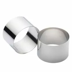 Kitchen Craft, Steel Deep Cooking Rings Set Of 2 M