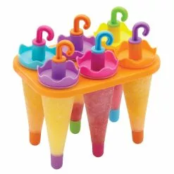 Kitchen Craft Let's Make, Umbrella Ice Lolly Moulds, Set Of 6