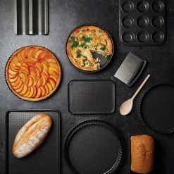 Kitchen Craft Master Class Crusty Non-Stick Fluted Quiche Tin 30 Cm -Potten & pannen Winkel kitchen craft master class crusty non stick fluted quiche tin 6