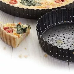 Kitchen Craft Master Class Crusty Non-Stick Fluted Quiche Tin 30 Cm -Potten & pannen Winkel kitchen craft master class crusty non stick fluted quiche tin 7