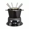 Kitchen Craft Master Class, Deluxe Fondue Set, Black
