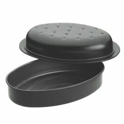 Kitchen Craft Master Class Non-Stick Covered Roasting Pan, 27x18x10 Cm