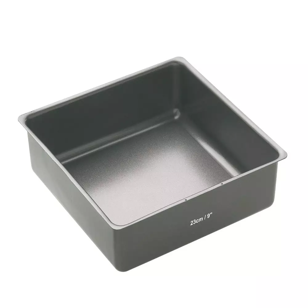 Kitchen Craft MasterClass Deep Square Cake Pan Loose Base, 23 Cm 3 Kitchen Craft MasterClass Deep Square Cake Pan Loose Base, 23 Cm