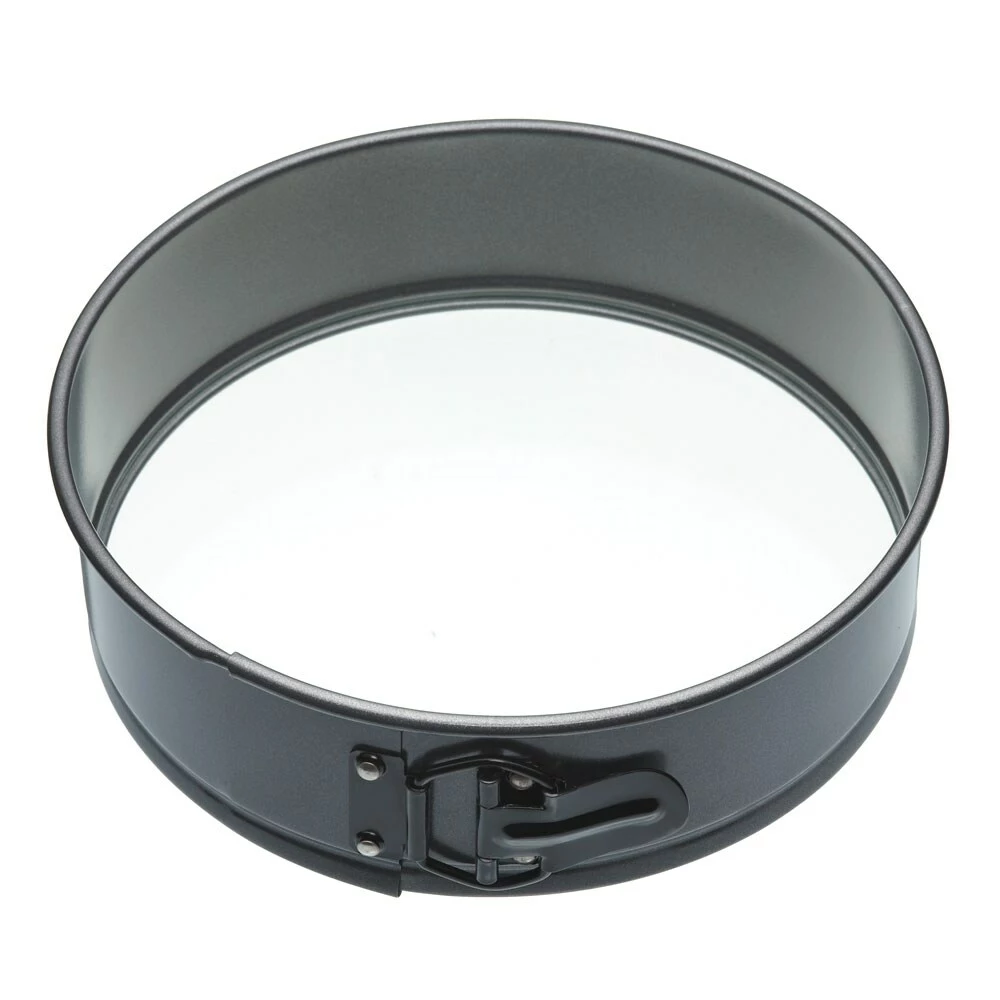 Kitchen Craft MasterClass Spring Form Cake Pan With Glass Base 3 Kitchen Craft MasterClass Spring Form Cake Pan With Glass Base