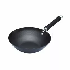 Kitchen Craft Oriental Wok 265mm, Carbon Steel